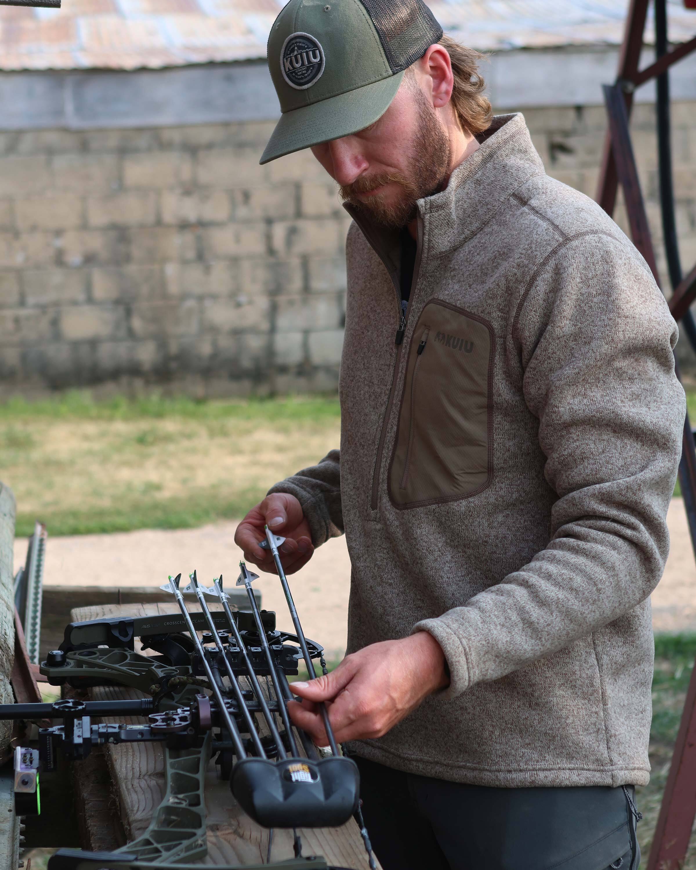 Base Camp Pullover Sweater | Khaki Heather - Image 6