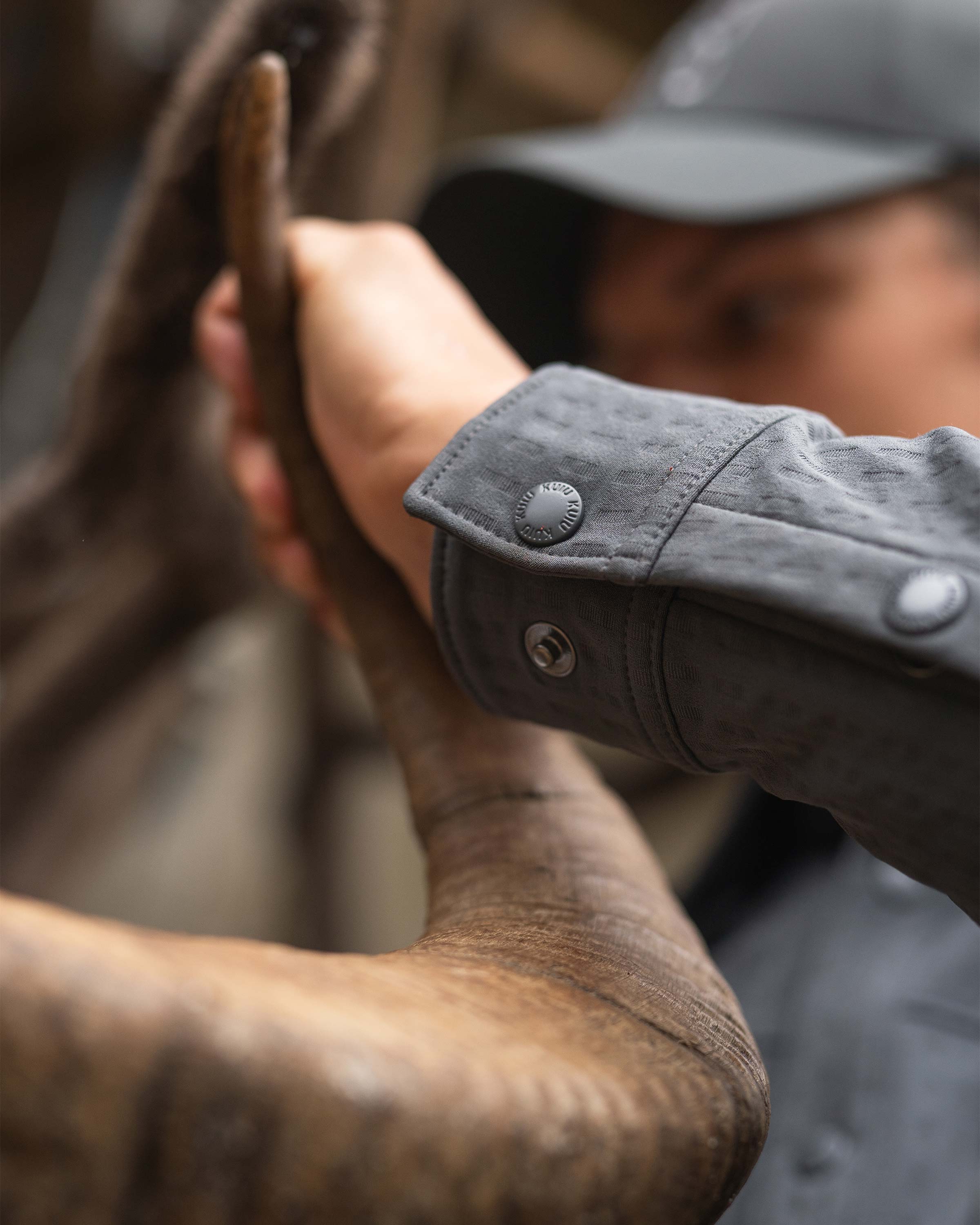 Blockfield Fleece Shirt Jacket | Gunmetal - Image 8