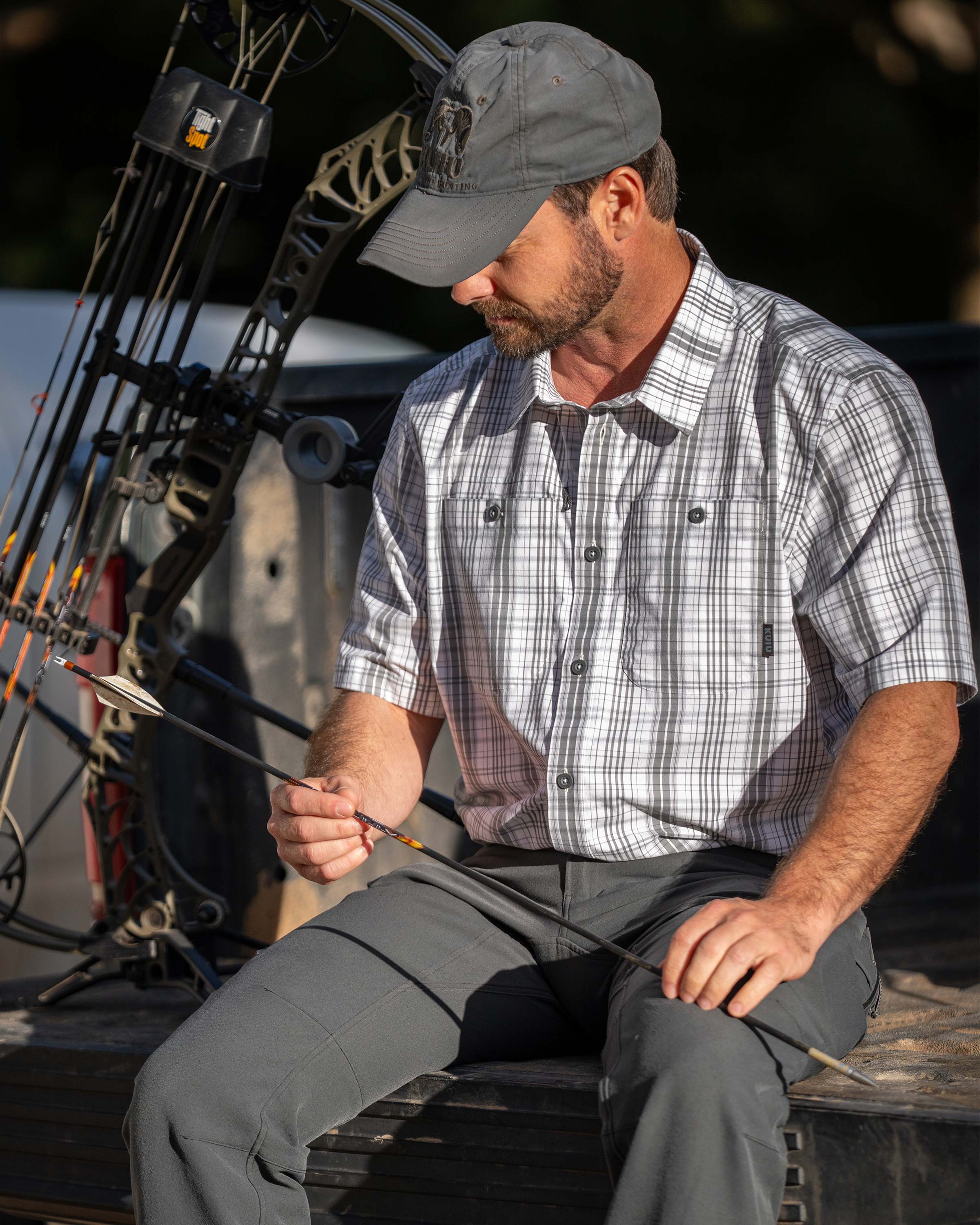 Borrego SS Shirt | Gravel Plaid - Image 6