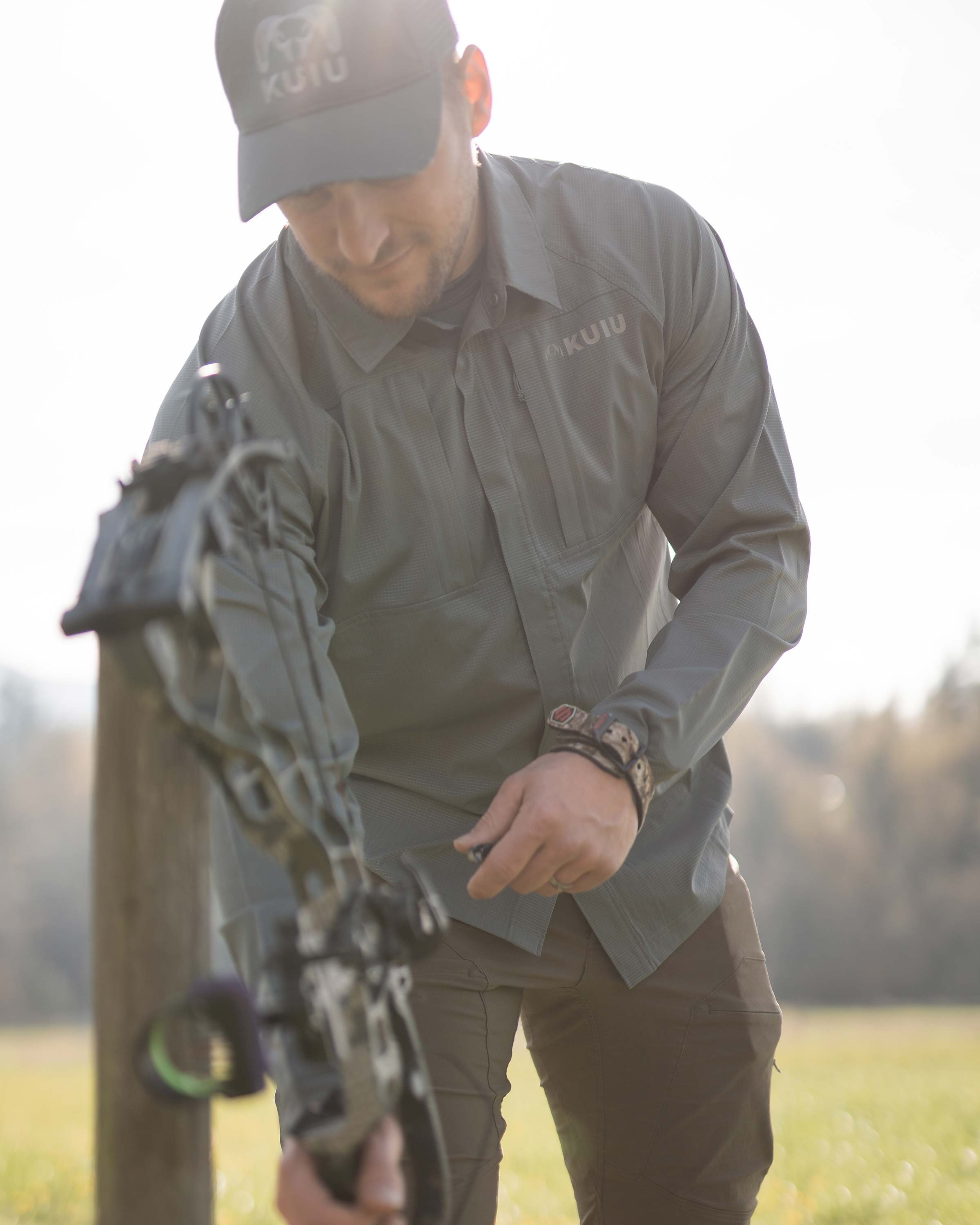 Tiburon Hybrid Snap Shirt | Ash - Image 7