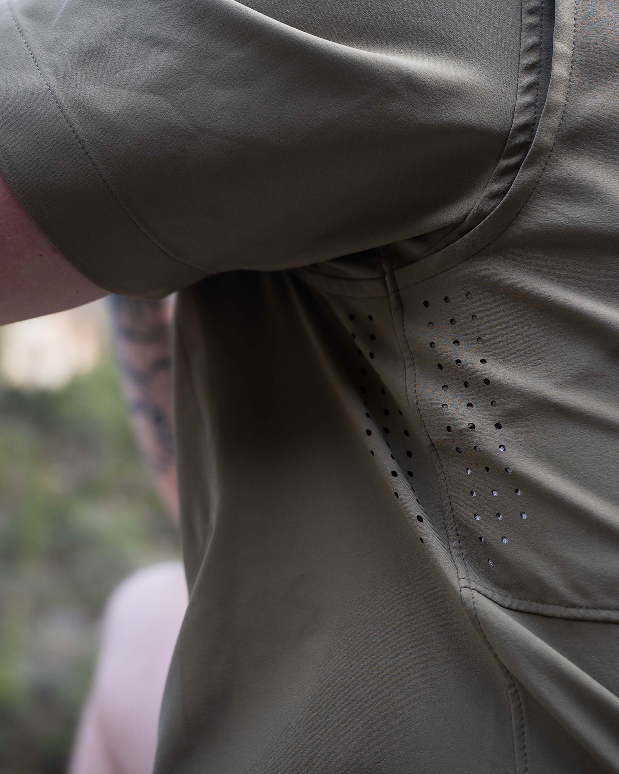 Mesa Vented SS Snap Shirt Gritstone | Dune Gritstone - Image 3