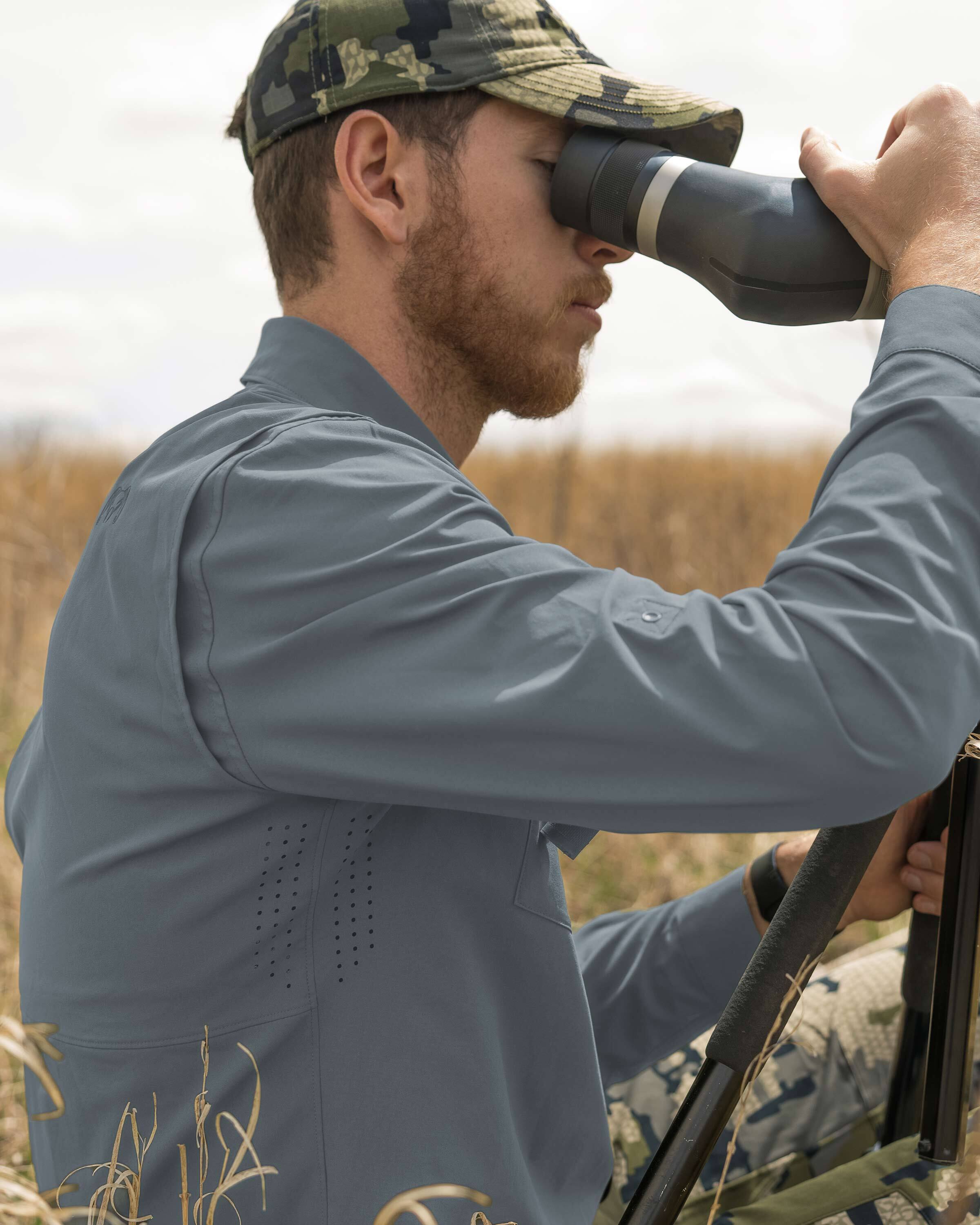 Mesa Vented LS Snap Shirt | Khaki - Image 7