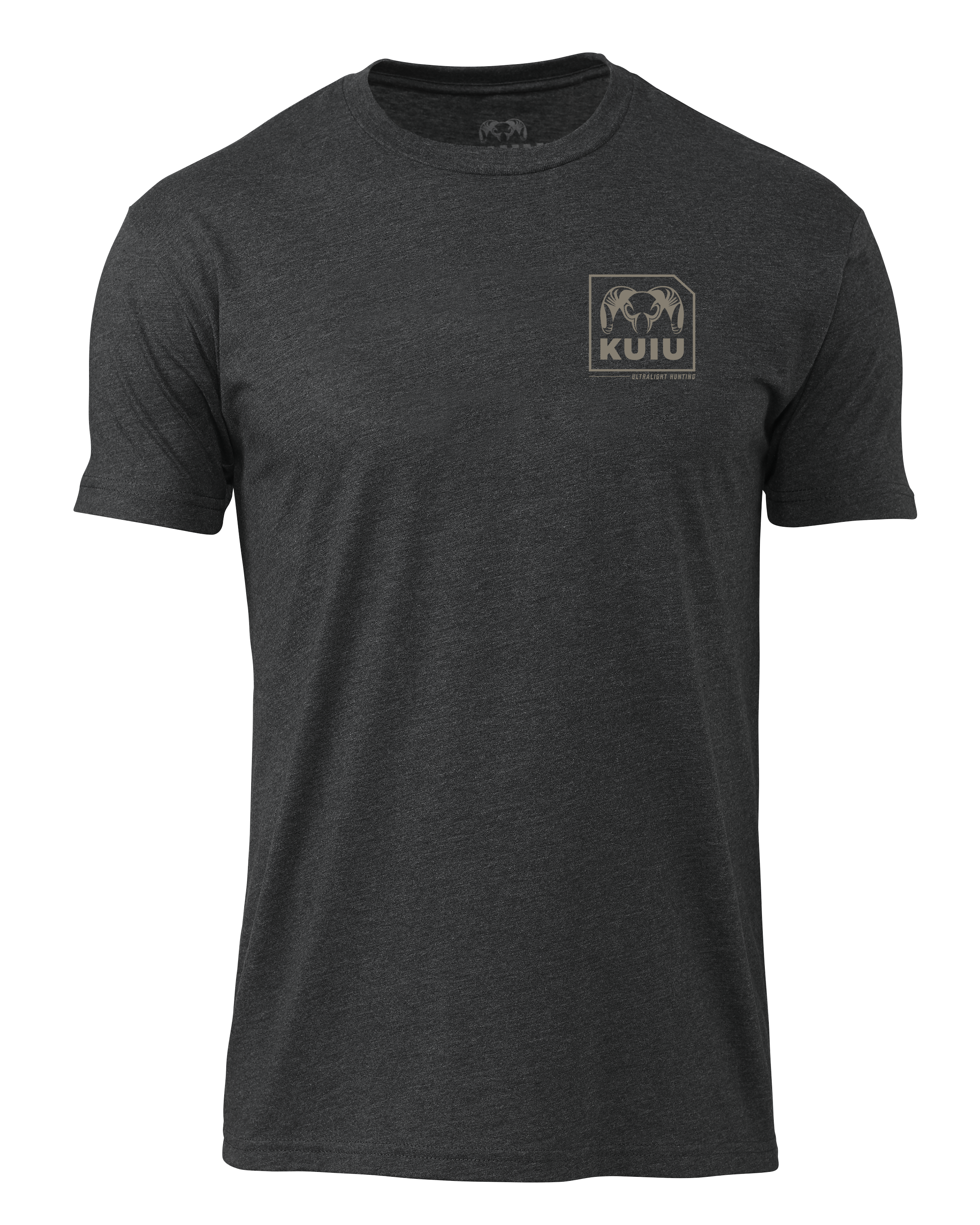 KUIU Square Chest Logo T-Shirt | Charcoal