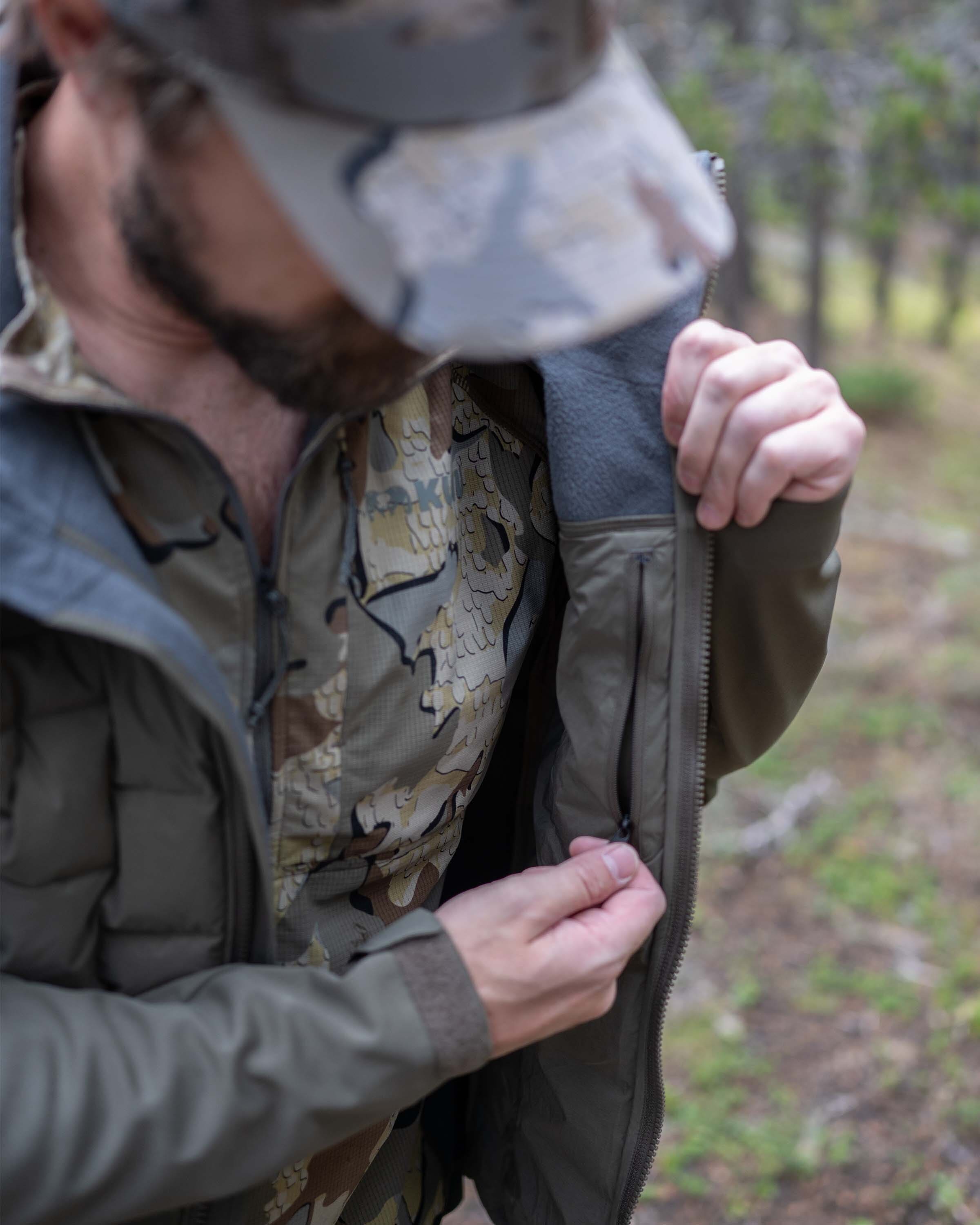 Axis Thermal Hybrid Hooded Jacket | Gunmetal - Image 6